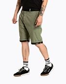 Pánske kraťasy Meatfly Barry 2.0, Olive / Black Ripstop