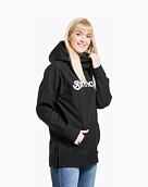 Dámska softshell bunda Meatfly Alita, Black/White