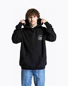 Unisex mikina Meatfly Fry, Skull Black