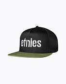 Šiltovka Etnies Corp Snapback, Black / Olive