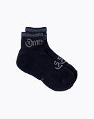 Ponožky Meatfly Logo Middle Socks - CO, C - Black
