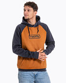 Pánská technická mikina Gravel, Heather Navy / Brown Sugar