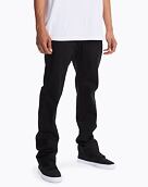 Pánske nohavice DC Shoes Worker Straight Chino, Black