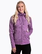 Dámska technická mikina Meatfly Omni, Garden Purple