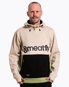 Pánska technická mikina Meatfly Tason, Sand/Black