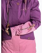 Dámska bunda SNB & SKI bunda Meatfly Athena Premium, Plum/Dusty Rose