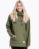 Dámska softshell bunda Meatfly Alita, Olive