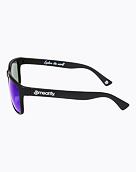 Slnečné okuliare Meatfly Gammy, Black Matt/Blue