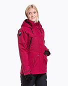 Dámska SNB & SKI bunda Meatfly Terra, Beet Red