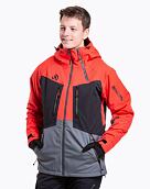 Pánska SNB & SKI bunda Meatfly Cronos, Ferrari Red/Dark Grey