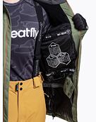 Pánska SNB & SKI bunda Meatfly Helios, Bronze Green
