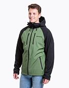 Pánska softshell bunda Meatfly Rasmussen, Forest Green/Black