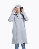 Dámska mikina Meatfly Zyra, Grey Heather