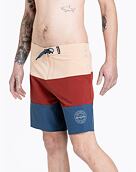 Pánske plavky Meatfly Ernie Boardshorts 19", Navy / Latte