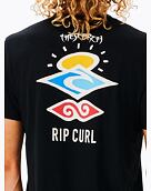 Pánske tričko Rip Curl Search Icon, Black