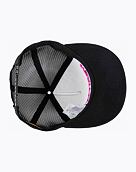 Šiltovka Meatfly Percy Trucker Snapback, Magenta / Black