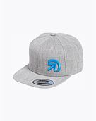 Šiltovka Meatfly Finester Snapback, Grey Heather