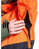 Pánska SNB & SKI bunda Meatfly Shader, Orange / Bronze Green