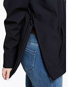 Dámska softshell bunda Meatfly Alita, Black/White
