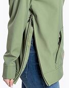 Dámska softshell bunda Meatfly Alita, Olive/White