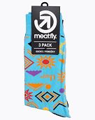 Ponožky Meatfly Lexy Triple Pack, Aztec