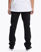 Pánske nohavice DC Shoes Worker Straight Chino, Black