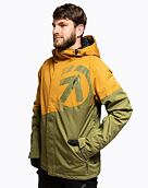 Pánska SNB & SKI bunda Meatfly Bang Premium, Wood/Green