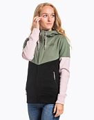 Dámska technická mikina Meatfly Omni, Olive/Black