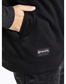 Pánska technická mikina Meatfly Tason, Black Heather/Black