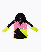 Dámska bunda SNB & SKI Meatfly Aiko, Acid Lime/Hot Pink