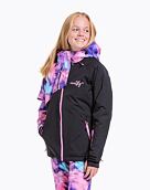 Detská SNB & SKI bunda Meatfly Deliah, Peach Aquarel/Black