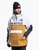 Pánska SNB & SKI bunda Meatfly Zenith, Wood/White