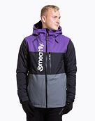 Pánska SNB & SKI bunda Meatfly Manifold, Petunia/Dark Grey