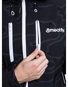 Pánska softshell bunda Meatfly Rasmussen, Morph Black