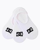 Pánske ponožky DC Shoes SPP DC Liner 3P, Snow White