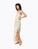 Dámske maxi šaty Rip Curl Follow The Sun, Light Orange