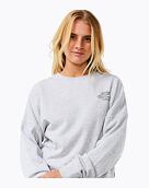 Dámska mikina Rip Curl Rolling Curl Drop Shoulder Crew, Grey Marle