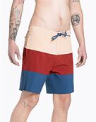 Pánske plavky Meatfly Ernie Boardshorts 19", Navy / Latte