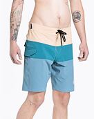 Pánske plavky Meatfly Mitch Boardshorts 21", Slate Blue / Latte