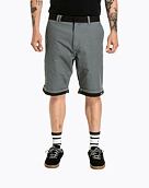 Pánske kraťasy Meatfly Barry 2.0, Grey / Black Ripstop