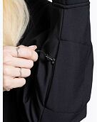 Dámska softshell bunda Meatfly Alita, Black/White