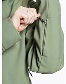 Dámska softshell bunda Meatfly Alita, Olive/White