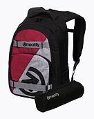 Batoh Meatfly Exile, Wine/Black/Grey, 24 L + PERAČNÍK ZADARMO