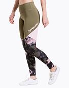 Dámske legíny Meatfly Arabel, Olive/Storm Camo Pink
