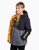 Detská SNB & SKI bunda Meatfly Bangito, Sunflower/Dark Grey