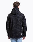 Pánska softshell bunda Meatfly Rasmussen, Morph Black