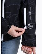 Pánska softshell bunda Meatfly Rasmussen, Morph Black