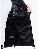 Dámska softshell bunda Meatfly Zaja, Logo Black
