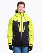 Pánska SNB & SKI bunda Meatfly Cronos, Acid Lime/Black