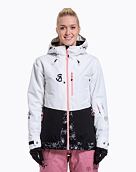 Dámska SNB & SKI bunda Meatfly Gaia, White